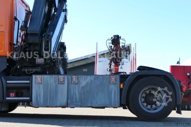 Standaard trekker SCANIA R 410 Retarder Vollluft Kran HIAB Funk Euro 6