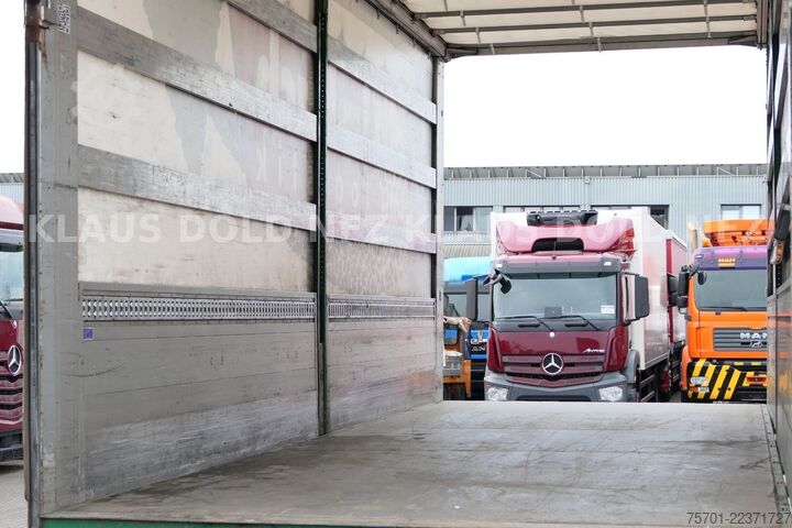 Open aanhangwagen met zeil  Galliker ST 2A Durchladesystem Bordwände LBW