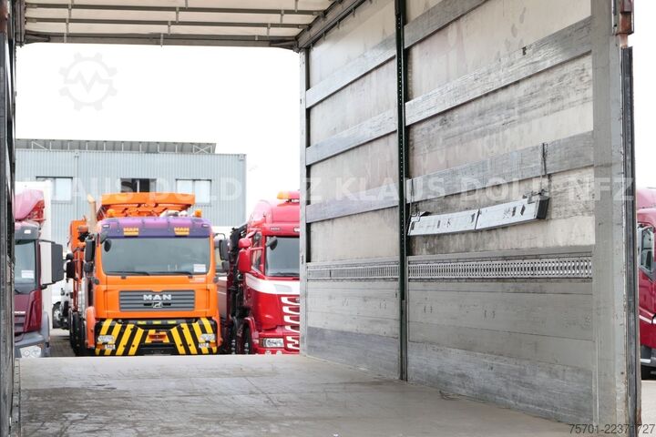 Open aanhangwagen met zeil  Galliker ST 2A Durchladesystem Bordwände LBW