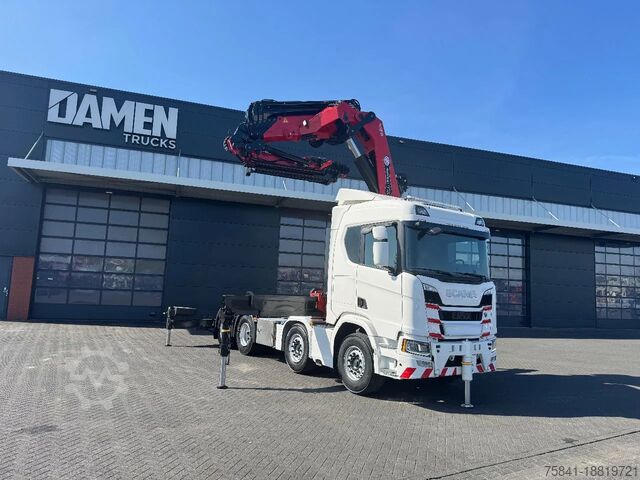 Scania R 500 8x2NB HMF 9520-K7 + JIB FJ 2200-6 Scania R 500 8x2NB HMF 9520-K7 + JIB FJ 2200-6