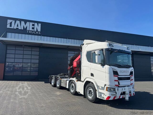 Scania R 500 8x2NB HMF 9520-K7 + JIB FJ 2200-6 Scania R 500 8x2NB HMF 9520-K7 + JIB FJ 2200-6