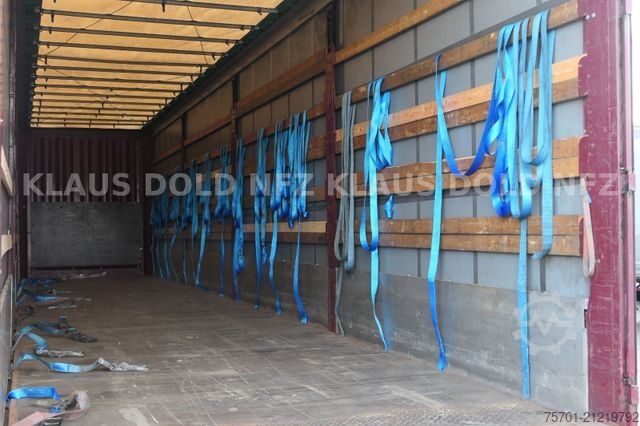 Semirremolque abierto con toldo KRONE SD Pritsche Plane XL MegaLiner Edscha Bordwände