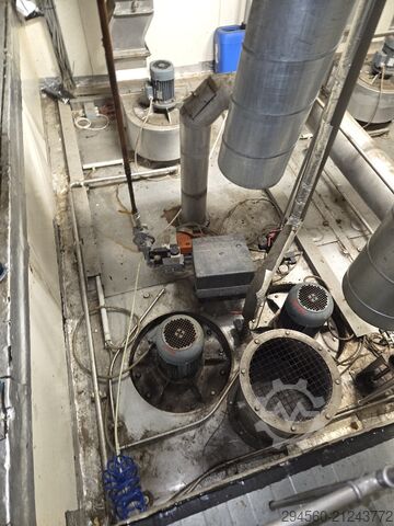 Fish processing machine Schröter Universal Rauch-Kochanlage Gas