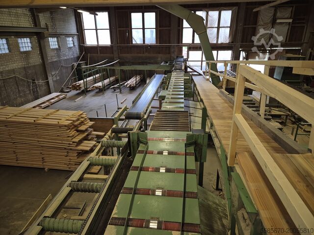 Complete zagerij (stationair) BFB Woodworking Machinery Microtec Steuerung