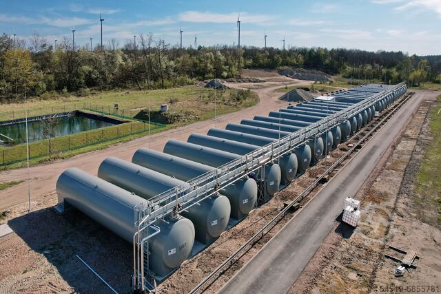 Zbiornik na olej napędowy/olej opałowy o pojemności 80 000 litrów BARTH