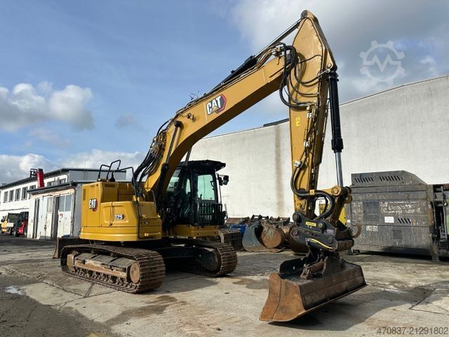 Excavadora de cadenas CATERPILLAR 325 07E / Planierschild / OilQuick