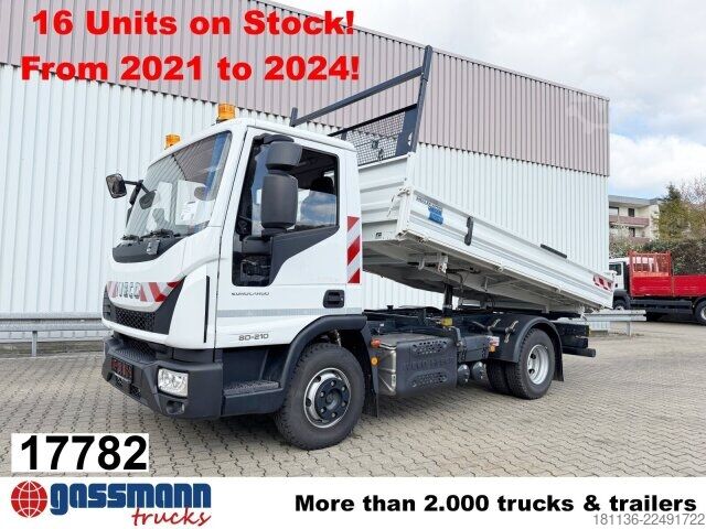 Billenőplatós furgon Iveco ML80E21 4x2, 2x AHK, mehrfach vorhanden!