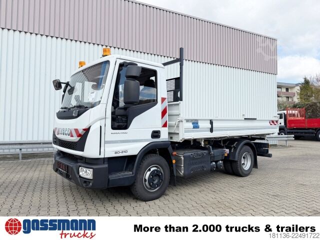 Billenőplatós furgon Iveco ML80E21 4x2, 2x AHK, mehrfach vorhanden!