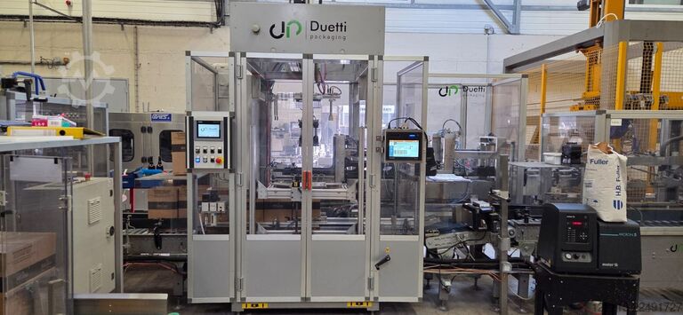 DUETTI FORMER 20H + PACKER 10 + CHMSS kartoncsomagoló gép (2018) DUETTI Kartonpacker
