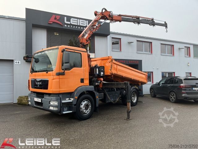 Kipper LKW MAN TGM 18.330 4x2BB*Atlas Terex 120*Meiller Kipper*