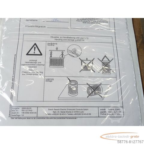 Component Indramat MSS382B-0025-FA-N0CN-NNNN / R911314793 Synchr. IndraDyn !