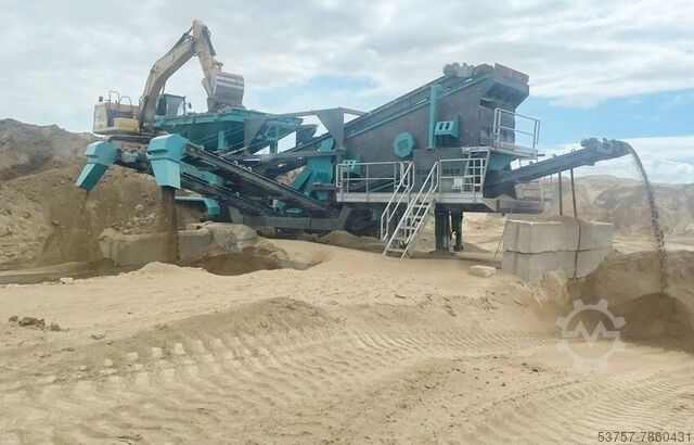 Constmach Screening Washing Plant  150 TPH Mobile screening washing plant 