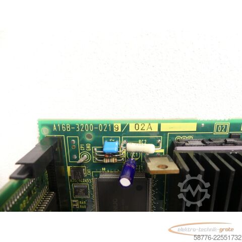 Składnik Fanuc A16B-3200-0219 / 02A Steuerplatine mit