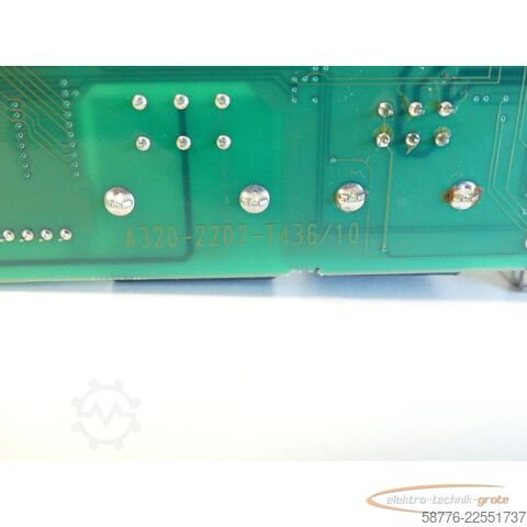Składnik Fanuc A320-2202-T436 / 10 Steuerplatine A16B-2202-0435 / 14C 10