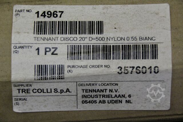 Borstel / borstelsegment Tennant 14967  Disco 20