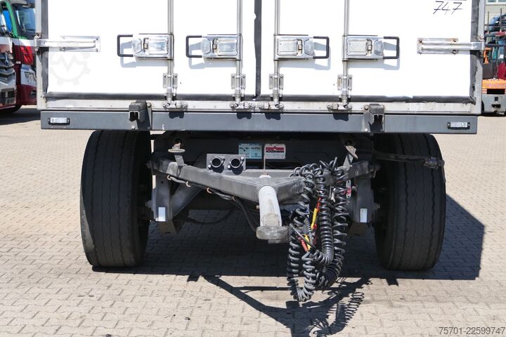 Remorcă carosată ACKERMANN-FRUEHAUF A 18 Koffer 43m³ Durchladesystem