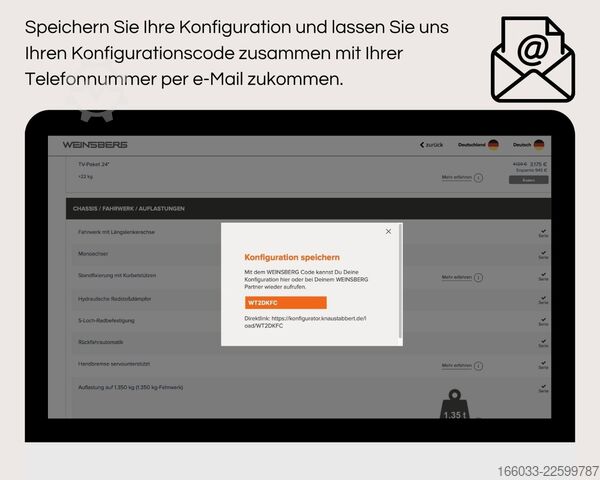 Przyczepa kempingowa WEINSBERG CaraOne 480 QDK Mod. 27 *Wunschkonfiguration*