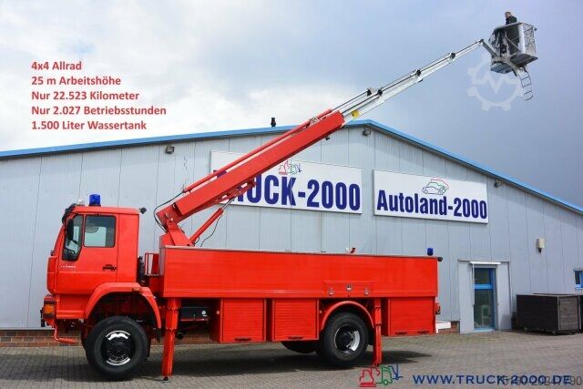 Spezial-LKW MAN 18.280 4x4 25m Höhe Montage-Dach-Solar nur22TKM