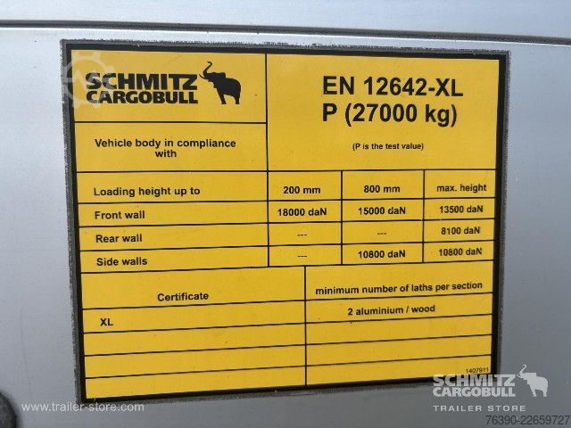 Ανοιχτό ημιρυμουλκούμενο με μουσαμά Schmitz Cargobull Semitrailer Curtainsider Standard