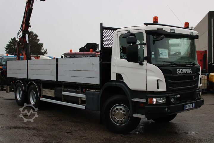 Vrachtwagen met kraan Scania P410 + atlas 190 4x hydrolic + 6x4 remote + EU...