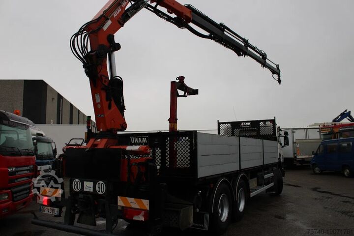 Vrachtwagen met kraan Scania P410 + atlas 190 4x hydrolic + 6x4 remote + EU...