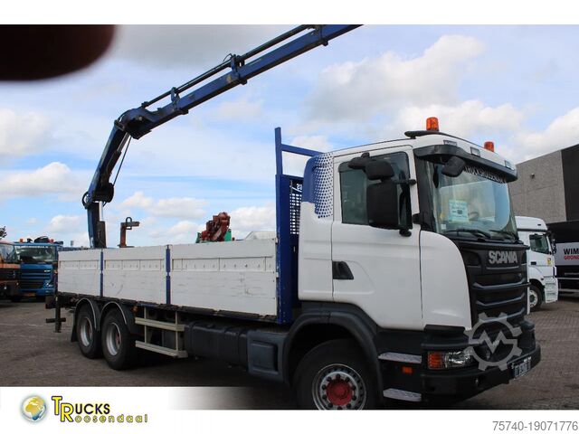 Vinç kamyonu Scania G440 hiab 166-4 hipro + 6x4 + manual + remote
