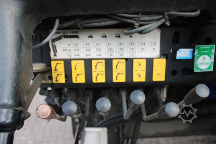 Vinç kamyonu Scania G440 hiab 166-4 hipro + 6x4 + manual + remote