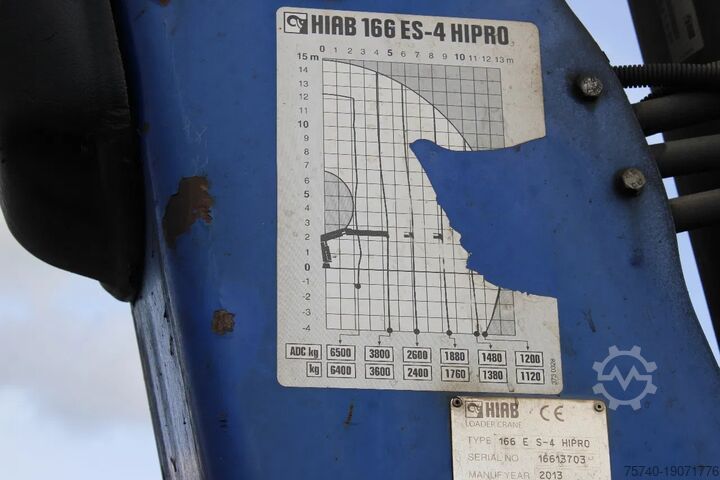 Vinç kamyonu Scania G440 hiab 166-4 hipro + 6x4 + manual + remote