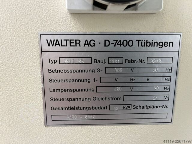 Werkzeugschleifmaschine Walter Heli 35CN  