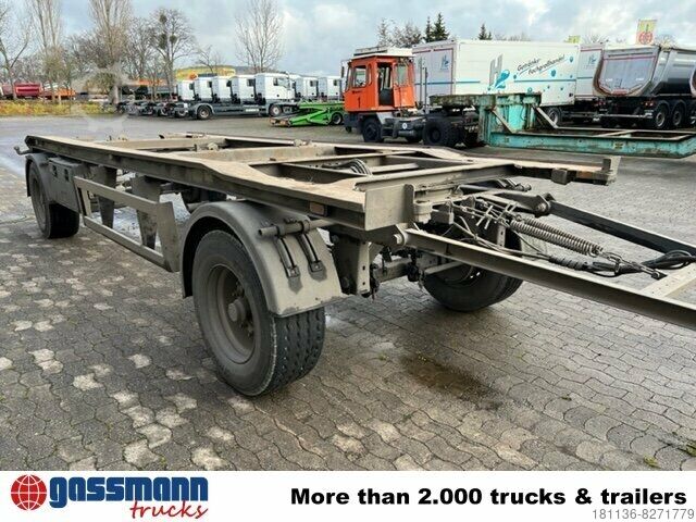 Afzetcontainer-aanhangwagen Müller-Mitteltal RA 18 Abrollanhänger