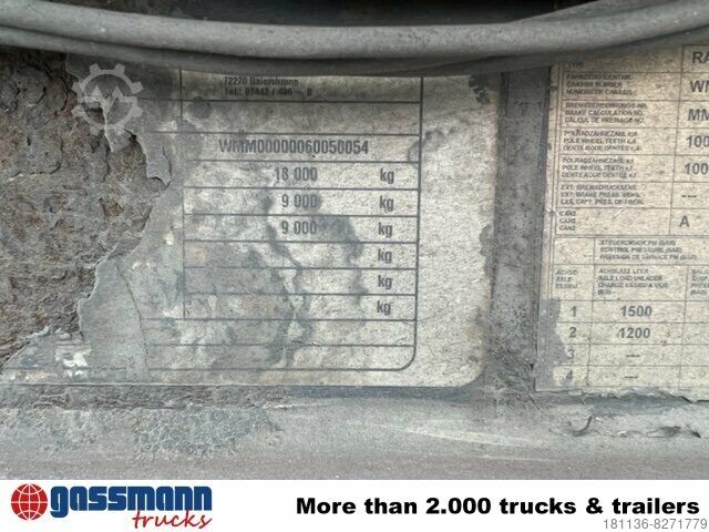 Afzetcontainer-aanhangwagen Müller-Mitteltal RA 18 Abrollanhänger