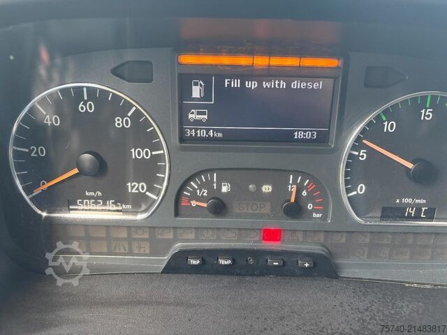 Koel-vriestransport Mercedes-Benz AXOR 1829 + MANUAL + EURO 5 + LIFT + CARRIER
