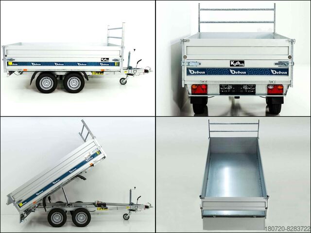 Aanhangwagen (auto) Debon Heckkipper 155x305cm 2,0t E-Pumpe BWA