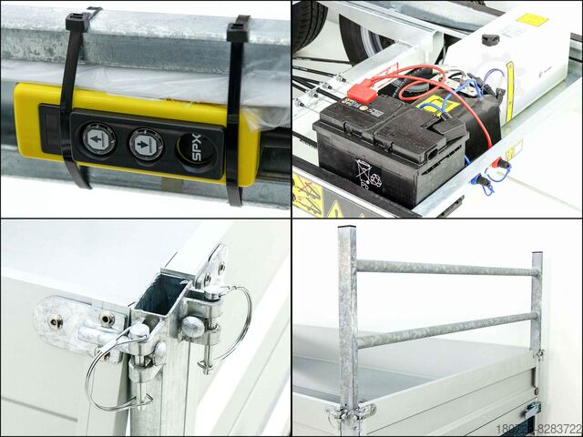 Aanhangwagen (auto) Debon Heckkipper 155x305cm 2,0t E-Pumpe BWA