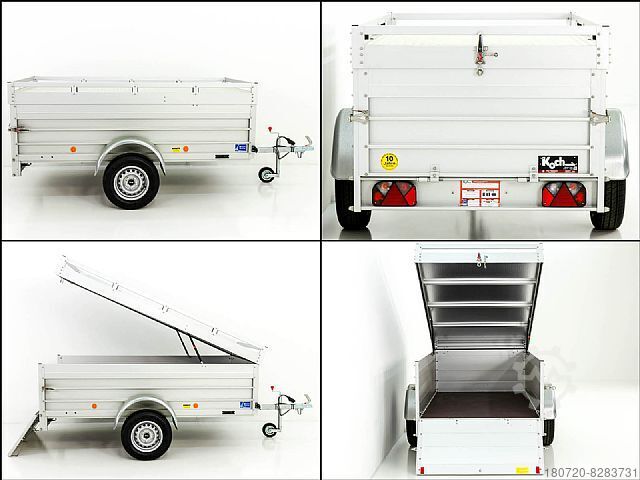 PKW-Anhänger Koch Deckelanhänger 125x250cm Höhe:65cm 750kg Typ U4