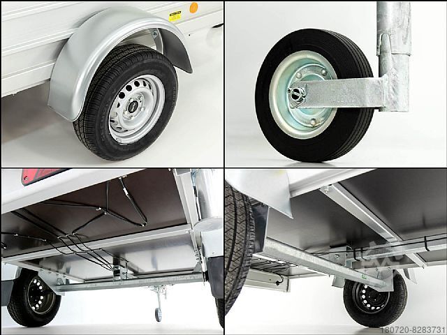 PKW-Anhänger Koch Deckelanhänger 125x250cm Höhe:65cm 750kg Typ U4