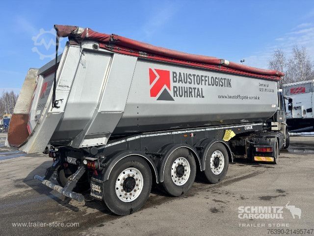 Semi-reboque basculante Carnehl Semitrailer Tipper Alu-square sided body 24m³