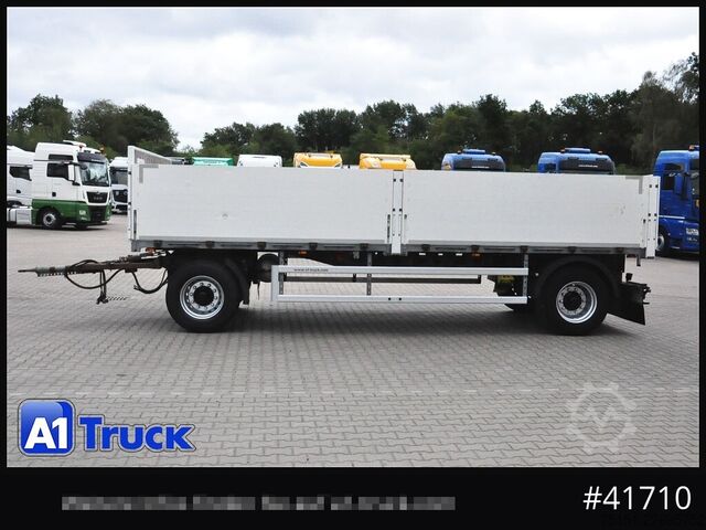 Open aanhangwagen ACKERMANN Baustoff, verzinkt, L 7,2m, Top Zustand