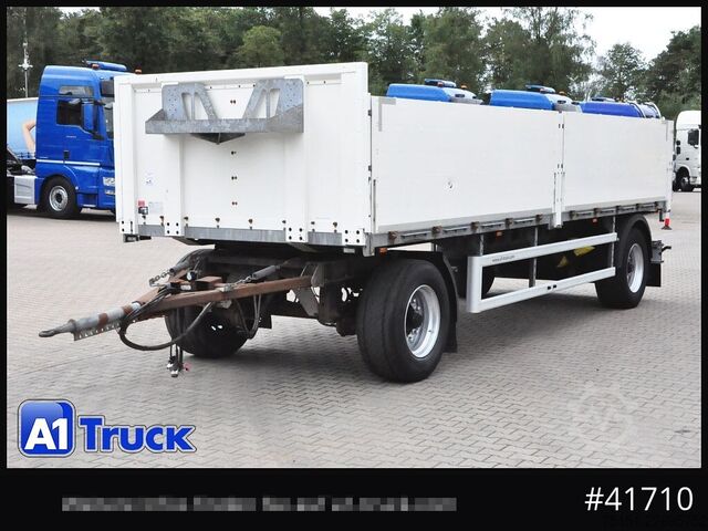 Open aanhangwagen ACKERMANN Baustoff, verzinkt, L 7,2m, Top Zustand