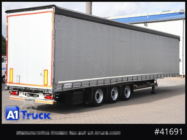 Open oplegger met zeil SCHMITZ Speed Curtain, Lift 455/40 R 22.5, Hubdach,