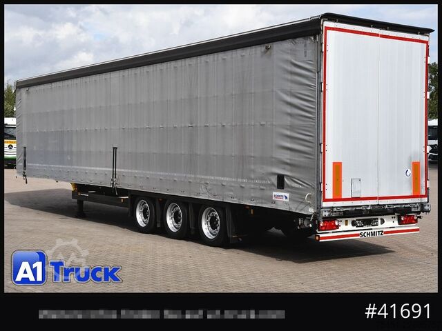 Open oplegger met zeil SCHMITZ Speed Curtain, Lift 455/40 R 22.5, Hubdach,