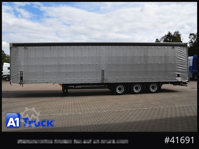 Open oplegger met zeil SCHMITZ Speed Curtain, Lift 455/40 R 22.5, Hubdach,