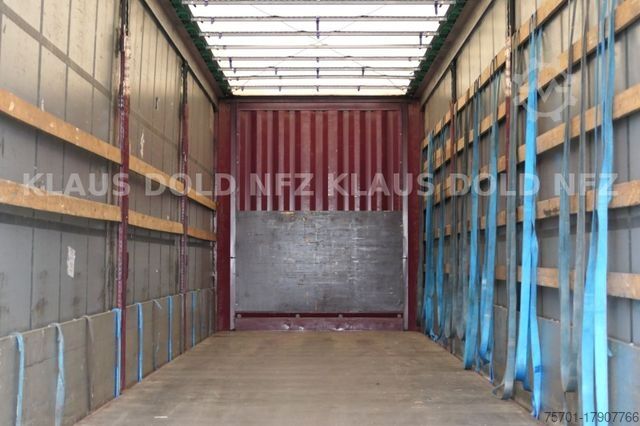 Semirremolque abierto con toldo KRONE Pritsche Plane XL MegaLiner BPW Edscha Bordwände