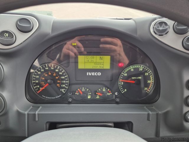 Kamion sa ravnom platformom IVECO Eurocargo ML100E22WM-BW 4x4 Pritsche L-Haus Bett