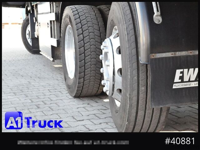 Vrachtwagen met bakwagen DAF CF 450 FAN, Getränke, LBW, Lift-Lenkachse