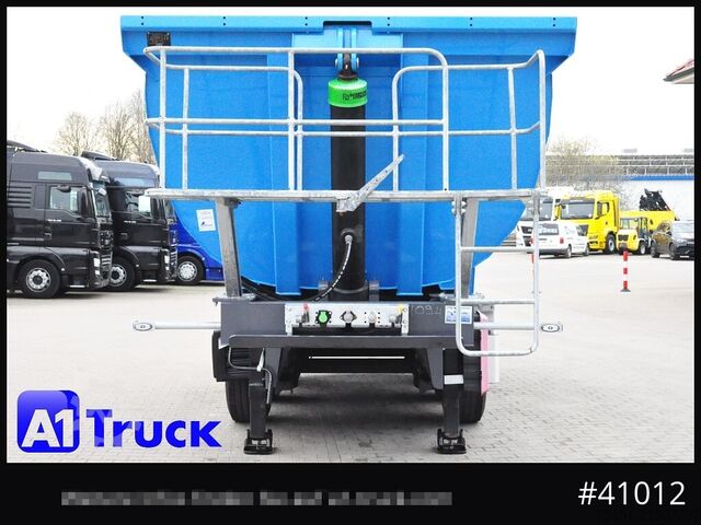 Kippers oplegger MEILLER Euromix ca 24m³  Stahl, Lift SAF,  Tageszulassung,