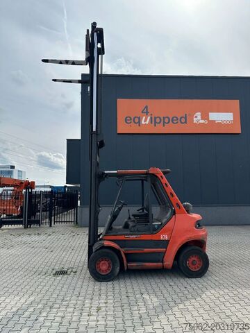 Vorkheftruck Linde H80D-03 FORKLIFT, 8000KG, duplex, 6 cil. Deutz ...