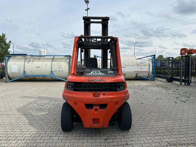 Vorkheftruck Linde H80D-03 FORKLIFT, 8000KG, duplex, 6 cil. Deutz ...