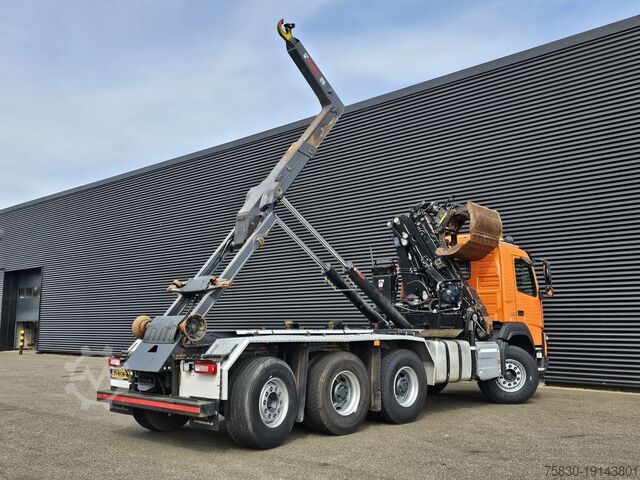 Hakenarmsystem Volvo FMX 460 8x4-4 / HIAB Z CRANE + HOOKLIFT
