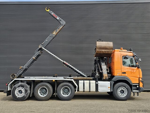 Haakarmsysteem Volvo FMX 460 8x4-4 / HIAB Z CRANE + HOOKLIFT